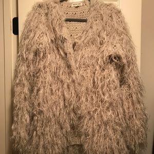 Cotton Candy furry sweater